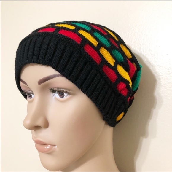 Rastafarian Red, Green, and Yellow Beanie​